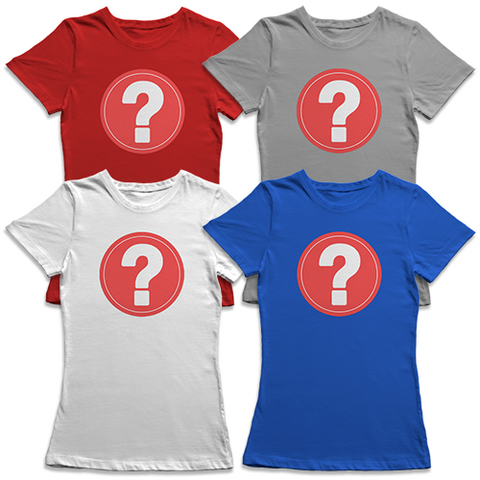4 x Women's Fitted Tee - Mystery Bundle