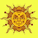 Sunshine Mandala Kids Tee