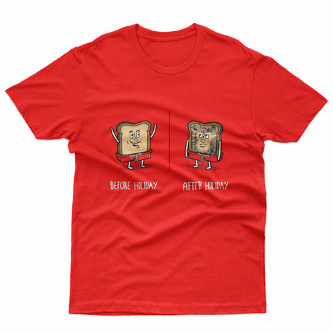 Toast Before/After Holiday Kids Tee