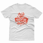 The Adventure Begins Kids Tee